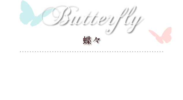 Butterfly 蝶々